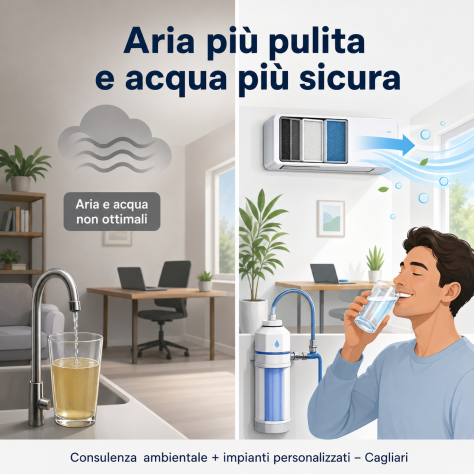 Consulenza ambientale + sistemi di trattamento aria e acqua