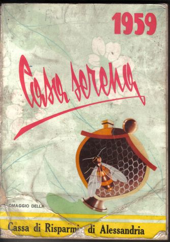 R54 - CALENDARIO CASA SERENA 1959