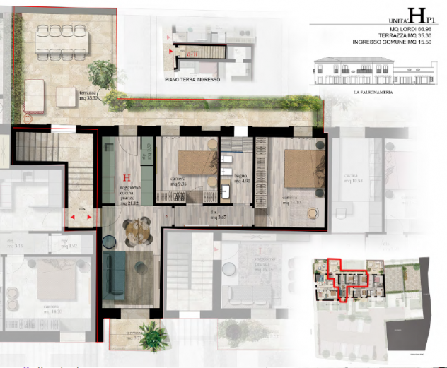 Appartamento in vendita a Cascina 67 mq Rif: 1215090