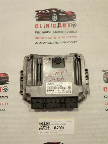 CENTRALINA MOTORE FORD C - Max Serie 7M51-12A650-UC 0281012487 G8DB diesel 1560 (0710)