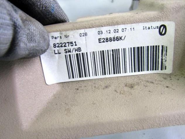 51457143209 CRUSCOTTO BMW SERIE 3 320D E46 SW 2.0 D 110KW 5M 5P (2002) RICAMBIO USATO 8222732 8222751 - Foto 6