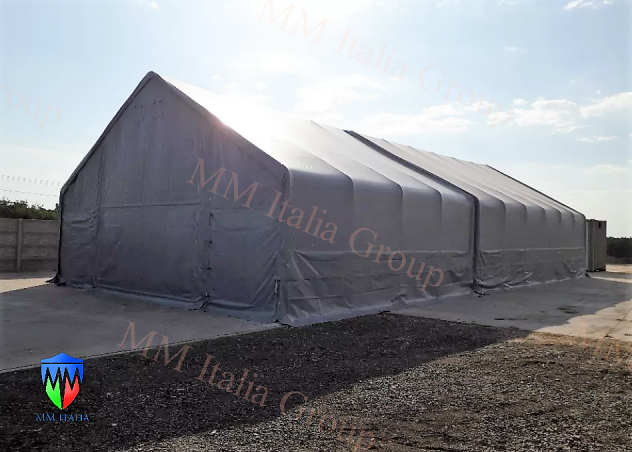 STRUTTURE PER RICOVERO ATTREZZI 8,0 X 24,0 X 5,12 MT. MM ITALIA GROUP - Foto 7