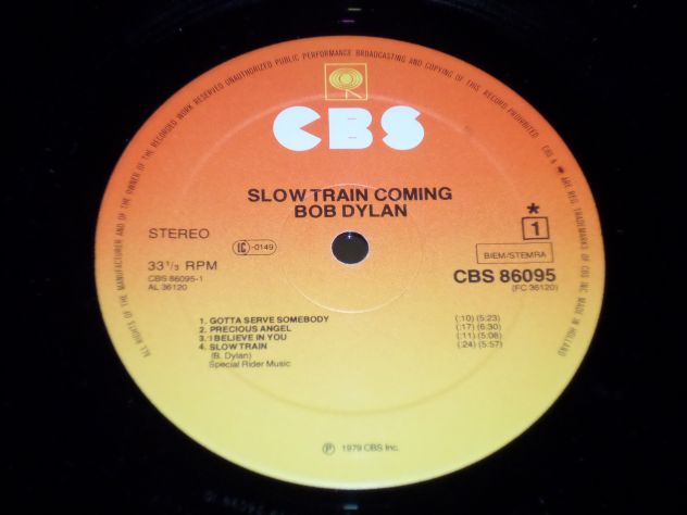 BOB DYLAN - Slow Train Coming - LP / 33 giri 1979 CBS - Foto 3