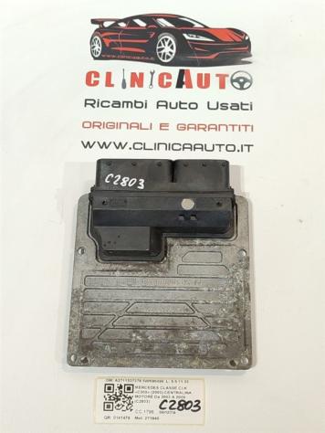 CENTRALINA MOTORE MERCEDES CLK Cabrio W209 A2711537379 5WK90499 271940 benzina 1796 (03)