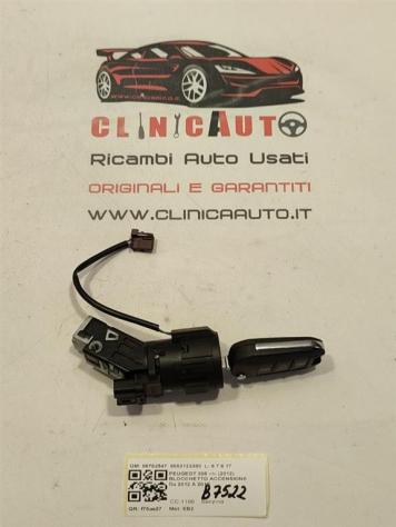 BLOCCHETTO ACCENSIONE PEUGEOT 208 Serie 96762547 9663123380 EB2 (1219) - Foto 2