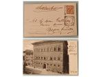 Antca cartolina Piazza Strozzi Firenze 1902.