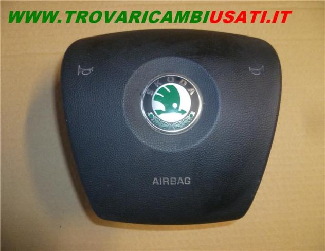 DISPOSITIVO AIRBAG LATO GUIDA 1 SPINA VIOLA SKODA FABIA (54) 5 porte  Carrozzeria  Sicurezza  Airbag  Air-bag guidatore SKODA - FABIA 5 porte - 01-05-