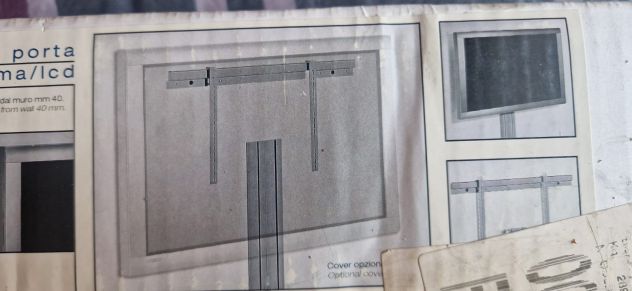 Supporto staffa muro per tv schermo piatto. Nuovo *STAFF 1* (Rif.96) - Foto 2