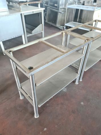 telai inox per tavoli usati - Foto 4