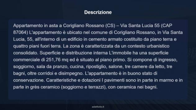 Immobile in asta di 251 m² con più di 5 locali in vendita a Corigliano-Rossano - Foto 8