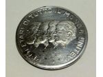 MONETA DI PROLETARI DI TUTTO IL MONDO UNITEVI SCUDO COMUNISTA. PESO 13,2 GR.