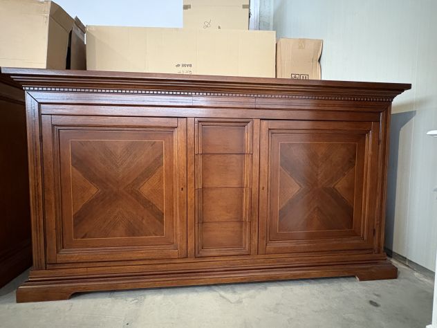 NUOVA CREDENZA MASSELLO 2 ANTE 6 CASSETTI FINITURA BASSANO - Foto 2