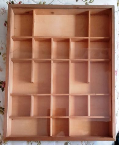 bacheca in legno con vetro 60x40xh6 - Foto 6