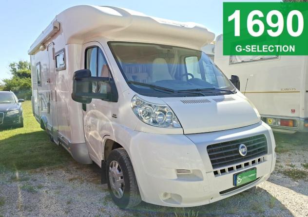 CAMPER ELNAGH DUCATO SEMINTEGRALE SEMIDINETTE BASCULANTE LETTO MATRIMONIALE GARAGE CLIMATIZZATORE FOTOVOLTAICO CAMPEGGIO USATI GENERALI 1690
