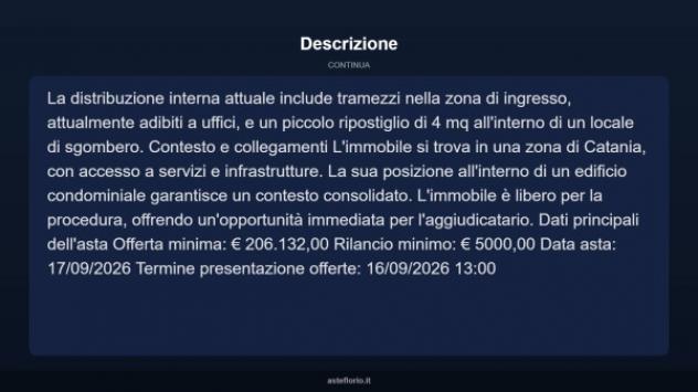 Immobile in asta di 711 m² in vendita a Catania - Foto 4