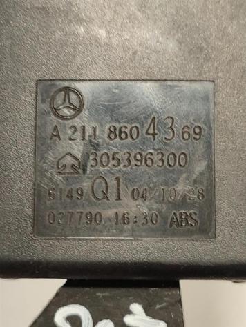 AGGANCIO CINTURA DI SICUREZZA POSTERIORE MERCEDES Classe E Berlina W211 A2118604369 647 (0207) - Foto 3