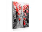 Quadro Parigi In Love - Rosso Cm. 60x90 E 120x80 - ARREDALACASA