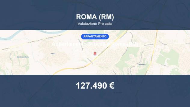 Immobile in asta di 64 m², box auto in vendita a Roma