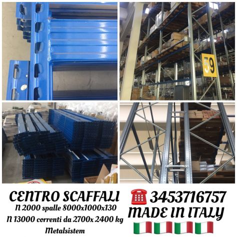 Scaffali usati scaffalature usate