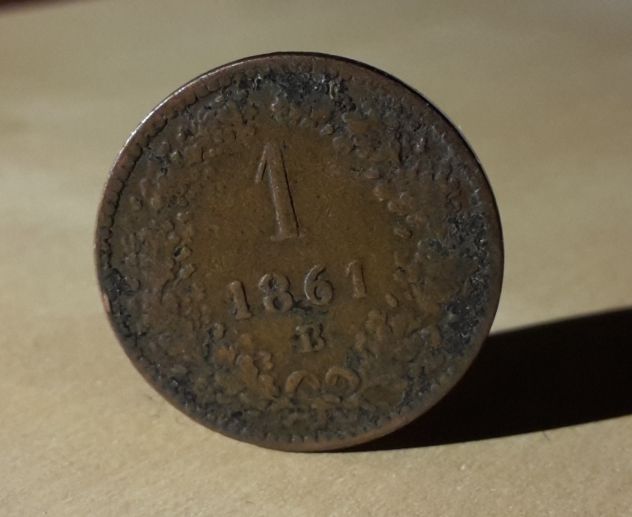 Austria, 1 kreuzer 1861. - Foto 6