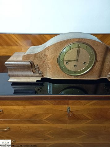 176348 Antico orologio da comò con suoneria Westminster - Foto 9