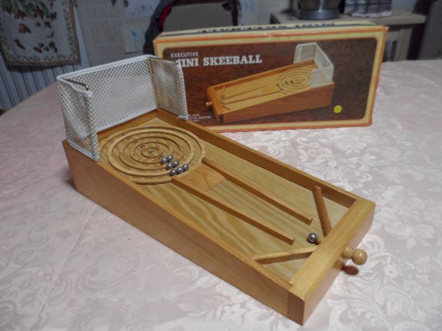 MINI SKEETBALL, GIOCO IN LEGNO