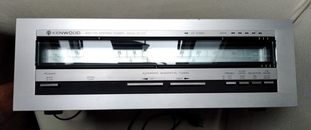 Kenwood KT-413 tuner sintonizzatore AM/FM stereo sintonia motorizzata - Foto 3