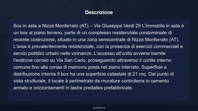 Immobile in asta di 21 m² in vendita a Nizza Monferrato - Foto 6