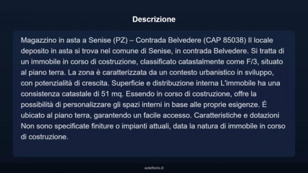 Immobile in asta di 51 m² in vendita a Senise - Foto 8