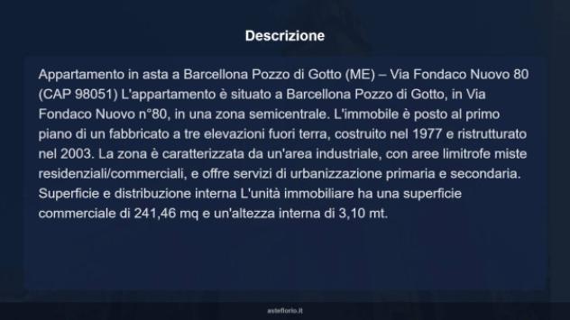 Immobile in asta di 241 m² in vendita a Barcellona Pozzo di Gotto - Foto 17