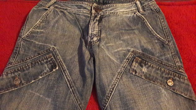 Jeans blu chiaro tasconi vita bassa Tg 46 - NUOVO - Foto 2