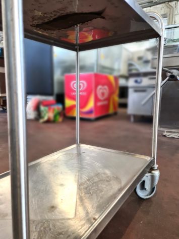carrello inox per mensa usato - Foto 2