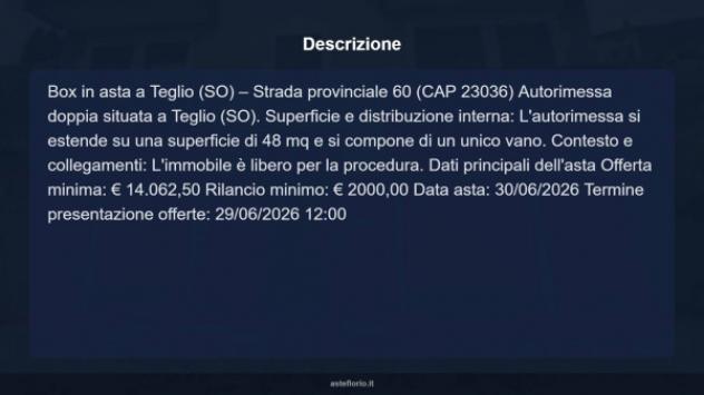 Immobile in asta di 48 m² in vendita a Teglio - Foto 5