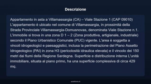Immobile in asta di 323 m² in vendita a Villamassargia - Foto 3