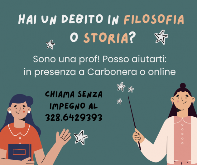 Ripetizioni di Filosofia e Storia per recupero debiti - Foto 2