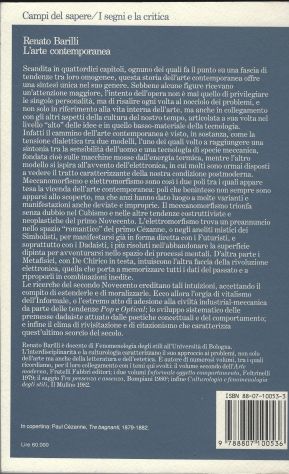 Renato Barilli   L'ARTE CONTEMPORANEA, Feltrinelli 1988 - Foto 2