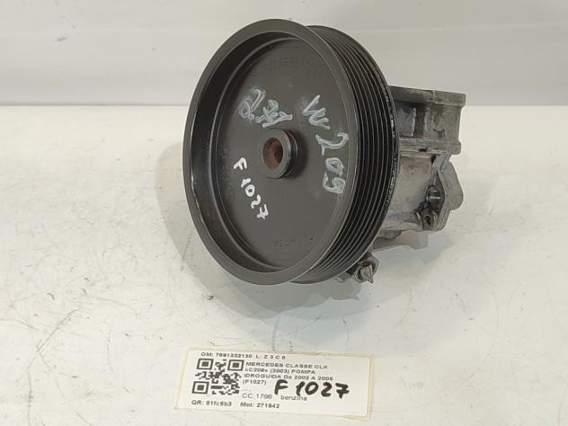 POMPA IDROGUIDA MERCEDES CLK Cabrio W209 7691332130 271942 benzina 1796 (03)