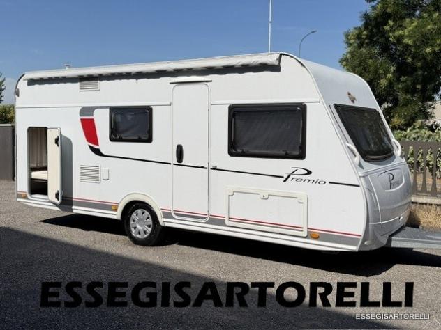 BURSTNER PREMIO 495 TK 2018 UNIPROPRIETARIO CARAVAN 1.350 KG 6 POSTI