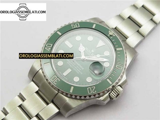 Rolex Replica SUBMARINER 116610 LV CERAMICA VERDE 904L 1:1 MIGLIOR EDIZIONE SU BRACCIALE SS 3135 V3 - Foto 9