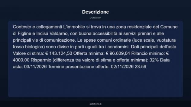 Immobile in asta di 78 m² in vendita a Figline e Incisa Valdarno - Foto 12