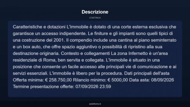 Immobile in asta di 144 m², box auto in vendita a Roma - Foto 6