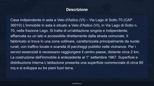 Immobile in asta di 90 m² in vendita a Velo d'Astico - Foto 12