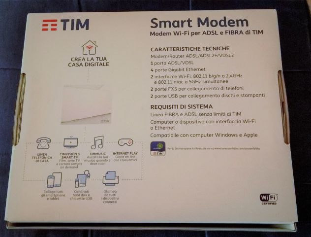 Modem wi fi tim combo adsl/fibra - Foto 4