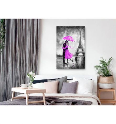 Quadro Innamorati A Parigi - Viola - ARREDALACASA - Foto 2