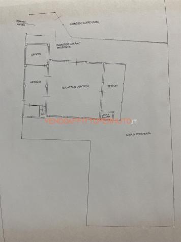 MAGAZZINO CON NEGOZIO-UFFICIO ED AREA DI PERTINENZA - Foto 17