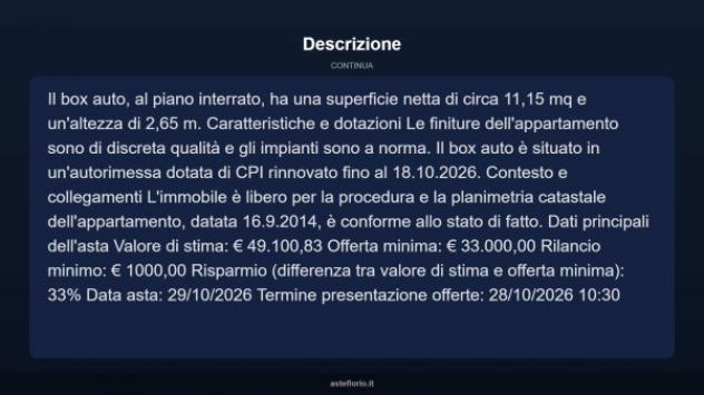 Immobile in asta di 53 m², box auto in vendita a Campagna - Foto 6