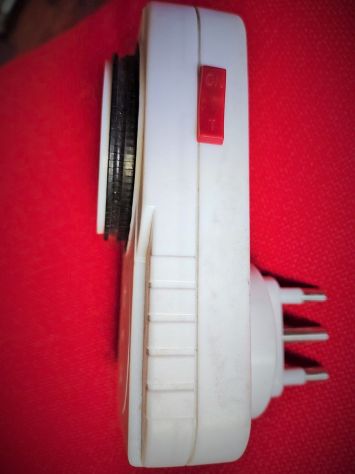 Programmatore Timer Meccanico Giornaliero, Spina Italiana Bianco - Foto 2