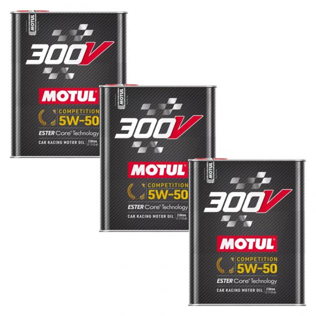 Motul 300V Competition 5W-50 6L - Ester Core Racing Performance
