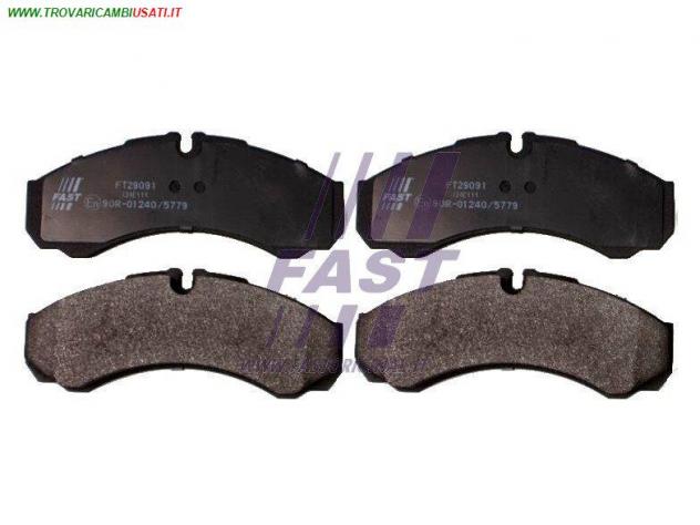 PASTIGLIE FRENO IVECO DAILY 00 ANTERIORE SENZA SENSORE 29L / 35C / 35S / 40C / 50C FT29091 Meccanica  Impianto frenante  Freni  Pastiglie freni pos