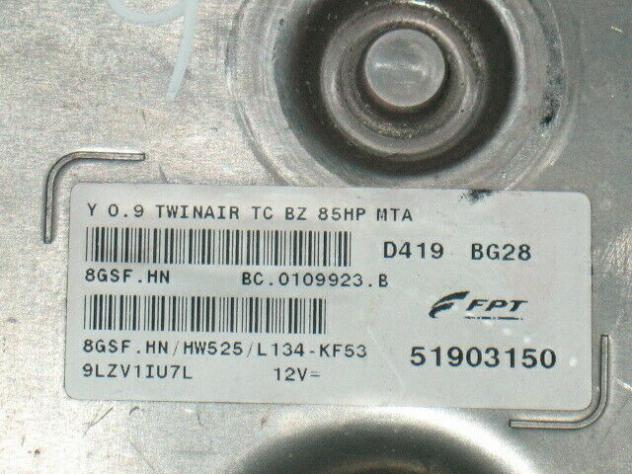 51903150 ECU LANCIA YPSILON 0.9 TWINAIR 85CV 51903150 8GSF.HN HW525 - Foto 2